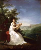 Francois-Joseph Kinsoen - Portrait of Adelie Auguie